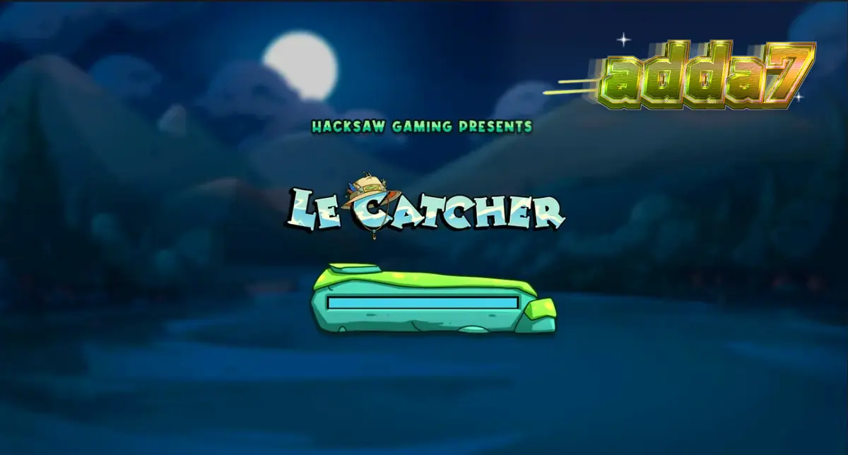 Le Catcher slot game featuring a cartoon raccoon angler